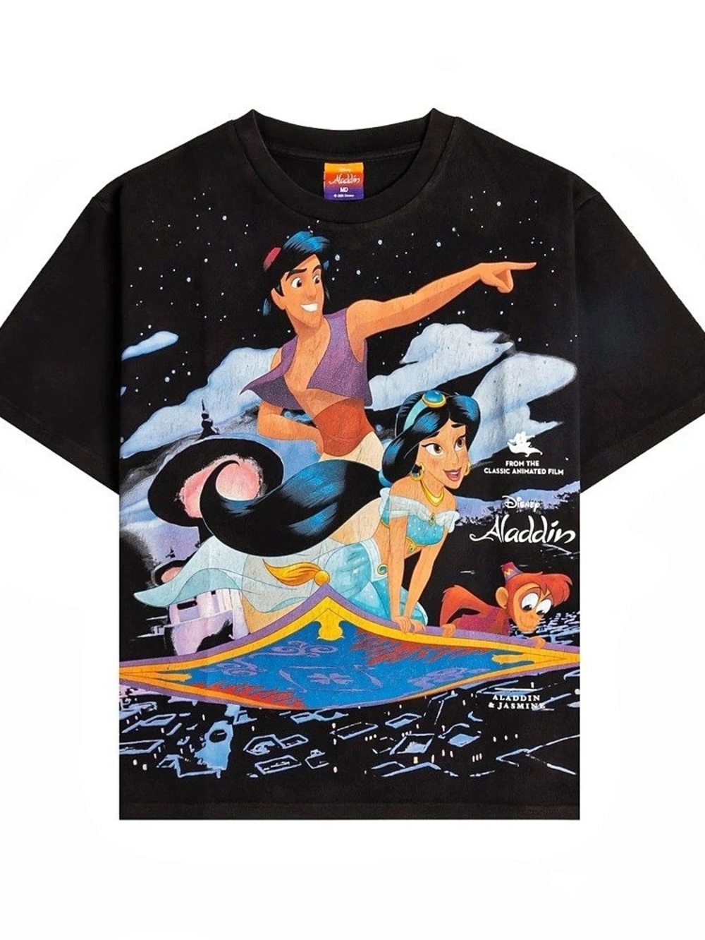 D23 2026 Shoe Palace Disney Aladdin Flying Carpet Shirt Size Large NWT